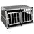 vidaXL cage pour chien Aluminium