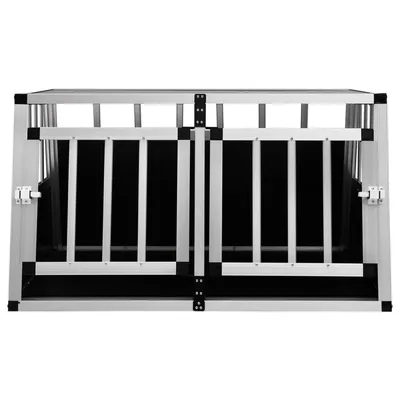 vidaXL cage pour chien Aluminium