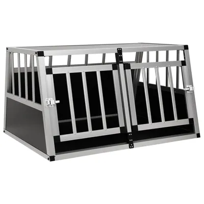 vidaXL cage pour chien Aluminium vidaXL cage pour chien Aluminium