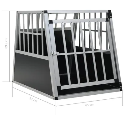 vidaXL cage pour chien Aluminium