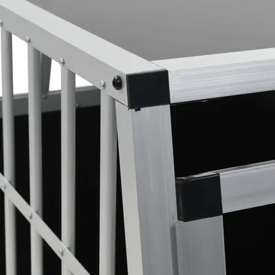 vidaXL cage pour chien Aluminium
