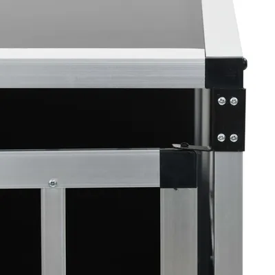 vidaXL cage pour chien Aluminium