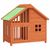 vidaXL chenil pour chiens Bois de pin