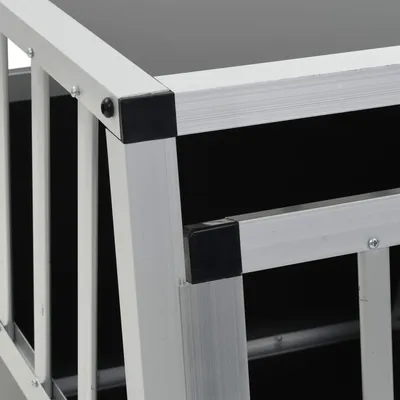 vidaXL cage pour chien Aluminium