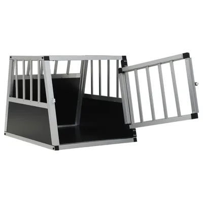 vidaXL cage pour chien Aluminium