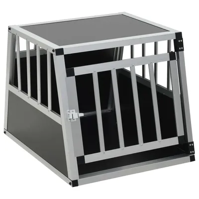 vidaXL cage pour chien Aluminium