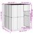 vidaXL niche pour chien Acier