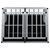 vidaXL cage pour chien Aluminium