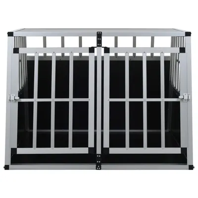 vidaXL cage pour chien Aluminium