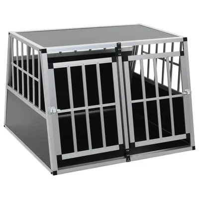vidaXL cage pour chien Aluminium
