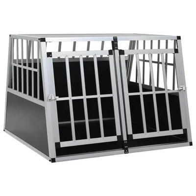vidaXL cage pour chien Aluminium