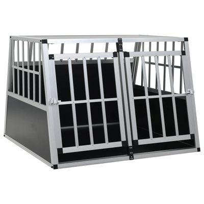 vidaXL cage pour chien Aluminium
