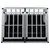 vidaXL cage pour chien Aluminium