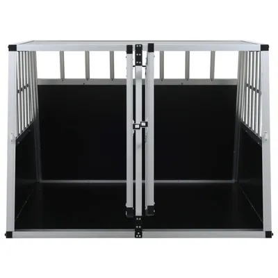 vidaXL cage pour chien Aluminium