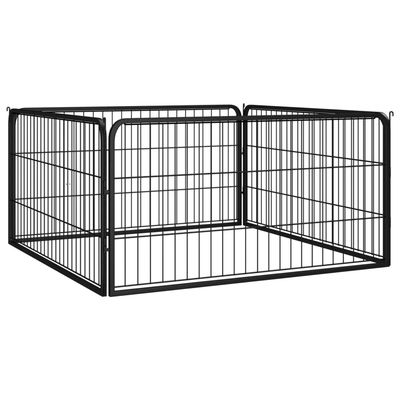 vidaXL parc pour chiens Acier