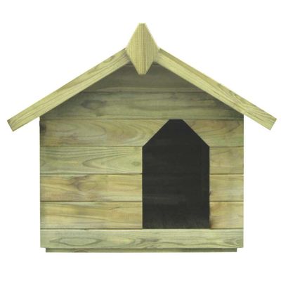 vidaXL niche pour chien Pinède imprégnée
