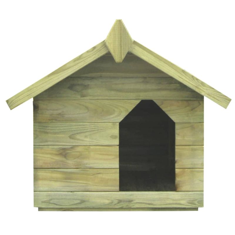 vidaXL niche pour chien Pinède imprégnée