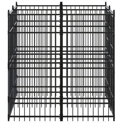 vidaXL chenil pour chiens Acier