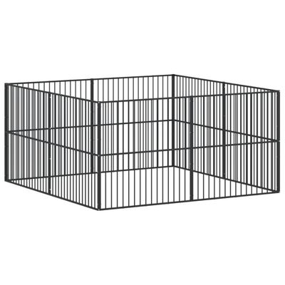 vidaXL parc pour chien Acier