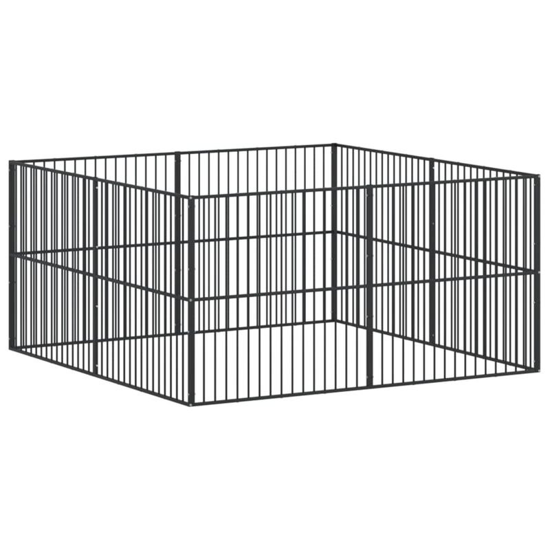 vidaXL parc pour chien Acier