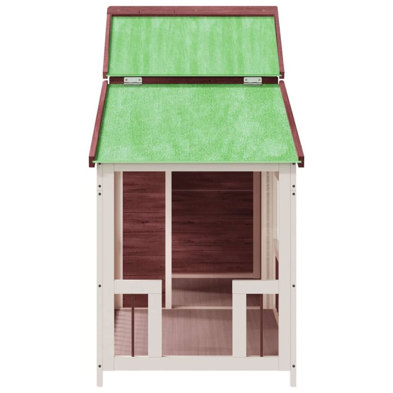 vidaXL chenil pour chiens Bois de pin