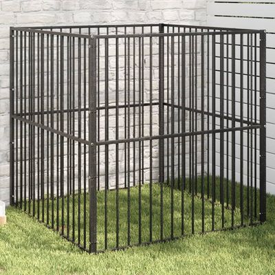 vidaXL parc pour chien Acier