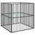vidaXL parc pour chien Acier