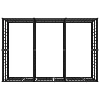 vidaXL chenil pour chiens Acier