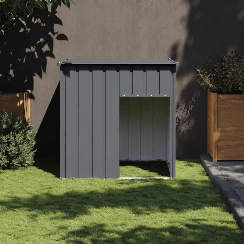 vidaXL niche pour chien Acier