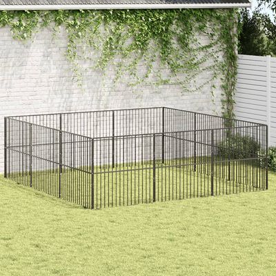 vidaXL parc pour chien Acier