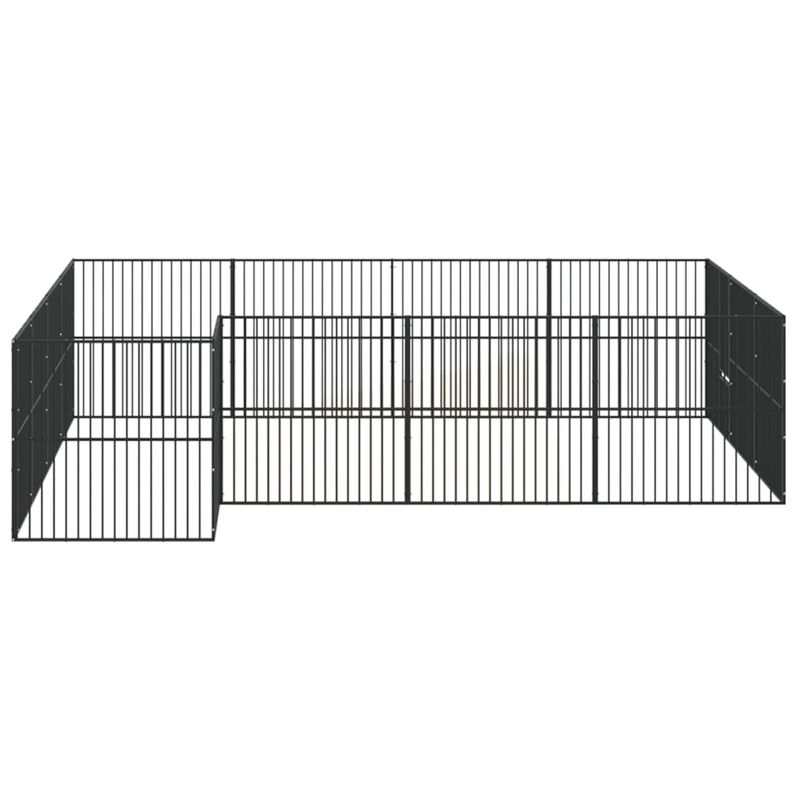 vidaXL parc pour chien Acier