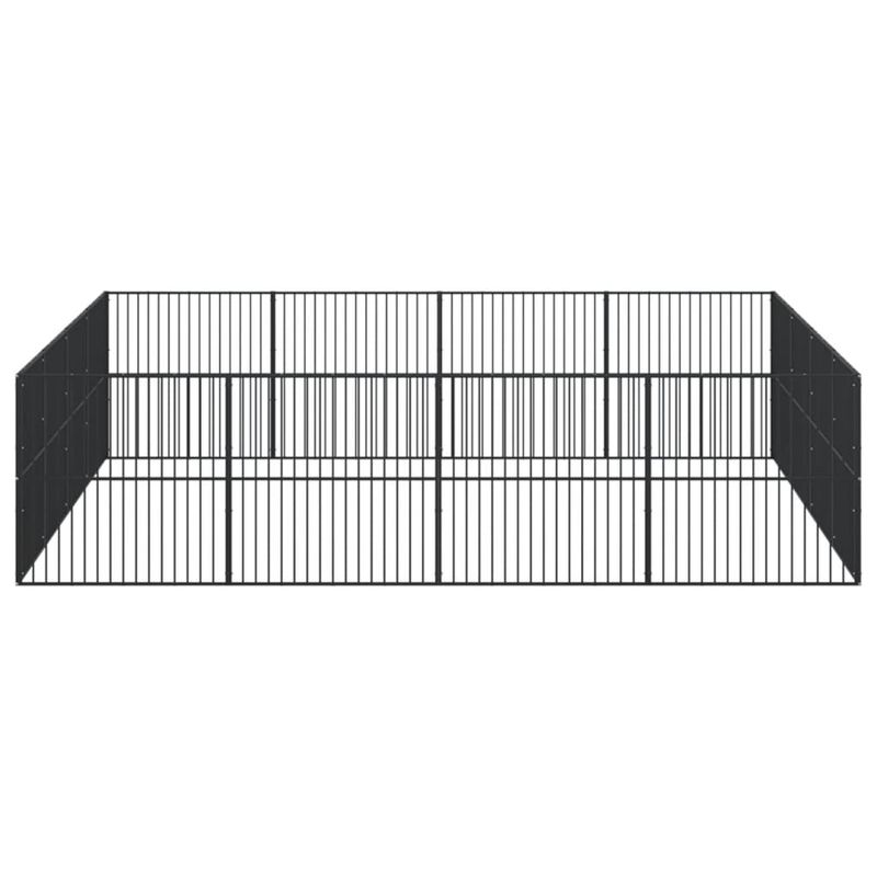 vidaXL parc pour chien Acier
