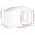 vidaXL niche pour chien Acier