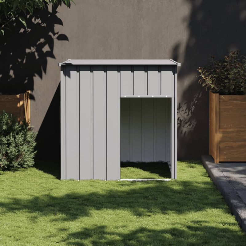 vidaXL niche pour chien Acier