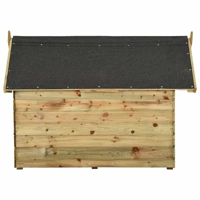 vidaXL niche pour chien Pinède imprégnée vidaXL niche pour chien Pinède imprégnée