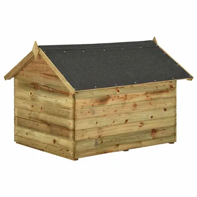 vidaXL niche pour chien Pinède imprégnée vidaXL niche pour chien Pinède imprégnée