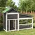 vidaXL chenil pour chiens Bois de pin