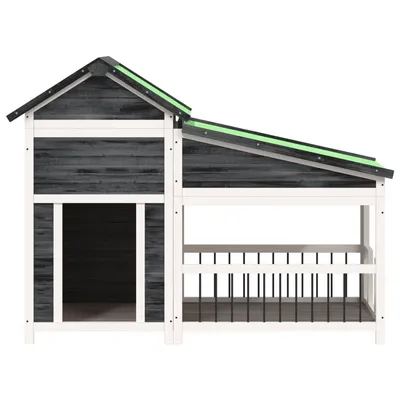 vidaXL chenil pour chiens Bois de pin