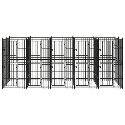 vidaXL chenil pour chiens Acier vidaXL chenil pour chiens Acier