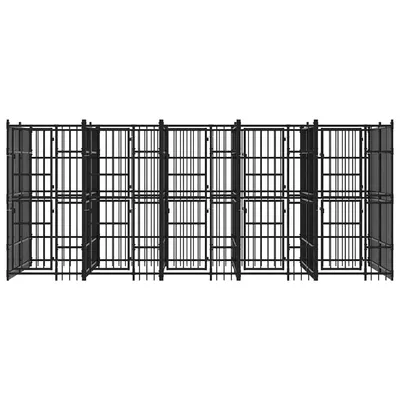 vidaXL chenil pour chiens Acier vidaXL chenil pour chiens Acier