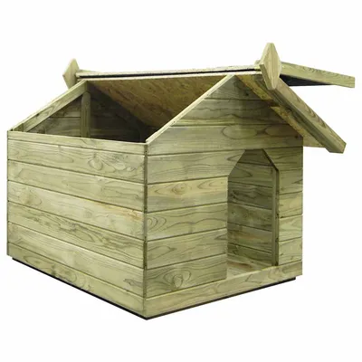 vidaXL niche pour chien Pinède imprégnée vidaXL niche pour chien Pinède imprégnée