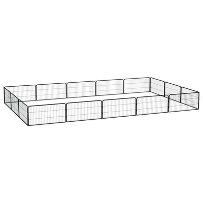 vidaXL parc pour chiens Acier