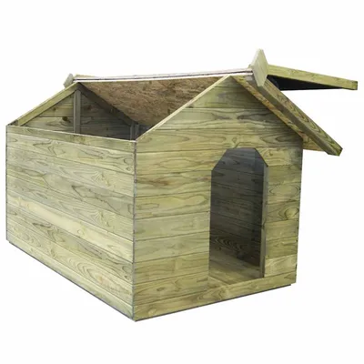 vidaXL niche pour chien Pinède imprégnée vidaXL niche pour chien Pinède imprégnée