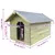 vidaXL niche pour chien Pinède imprégnée vidaXL niche pour chien Pinède imprégnée