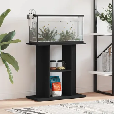 vidaXL support pour aquarium Bois d'ingénierie