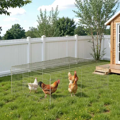 Wiltec Parc enclos pour petits animaux domestiques – 1830 x 1220 x 600 mm –