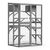 Wiltec Enclos extérieur pour chats – 116 x 82 x 175,7 cm – en Bois de sapin