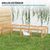 Wiltec Clapier à lapin XXL – 1800 x 900 x 480 mm – en Bois, avec Grille mét