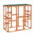 Wiltec Enclos extérieur – 168 x 82 x 166,5 cm – en Bois de sapin et avec gr