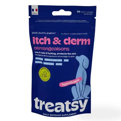 Treatsy Complément Alimentaire - Anti-Démangeaisons pour chiens